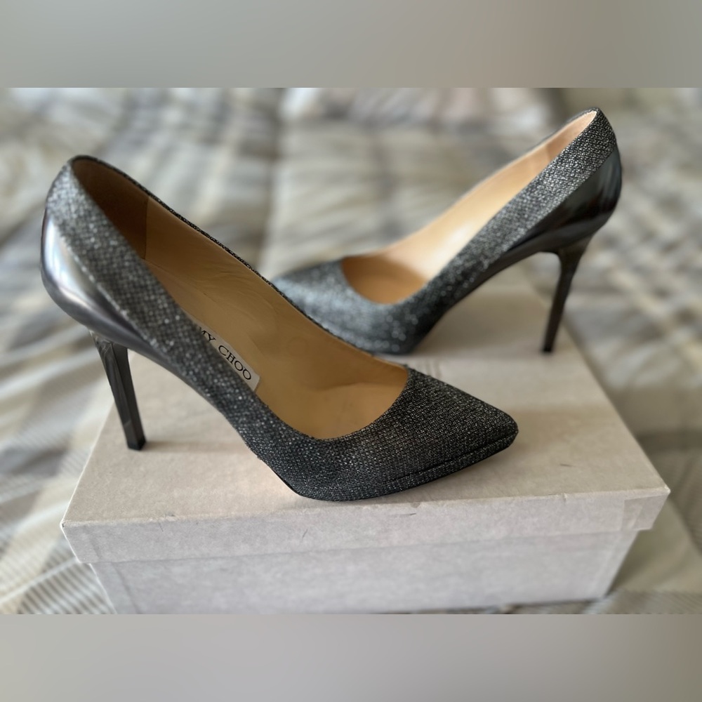 Jimmy Choo Ruby Glitter Platform Pump - image 4